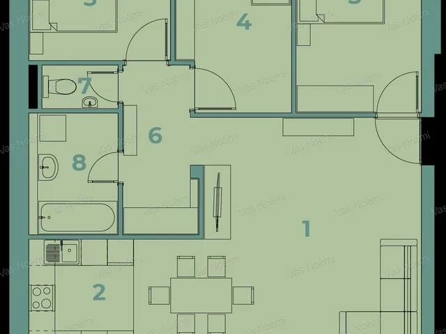 Eladó lakás Nagykanizsa, Belváros 87 nm