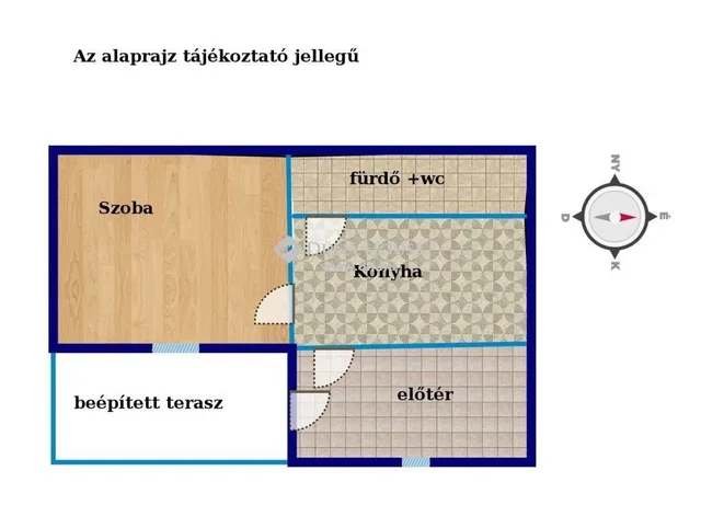 Eladó lakás Budapest IV. kerület 23 nm