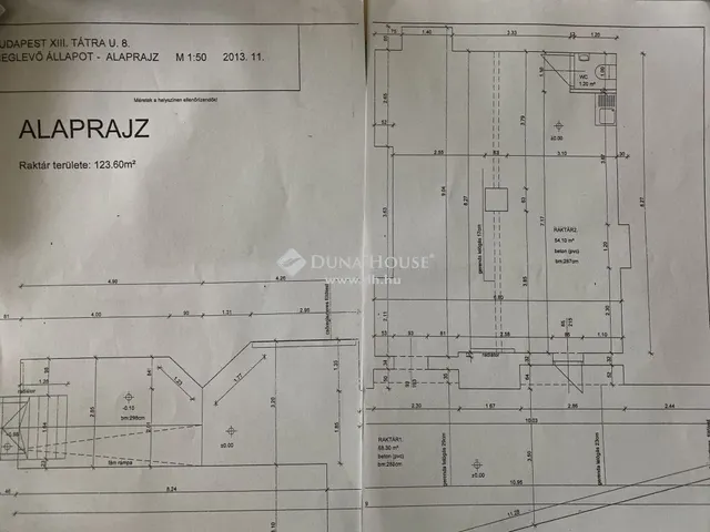 Eladó kereskedelmi és ipari ingatlan Budapest XIII. kerület 123 nm