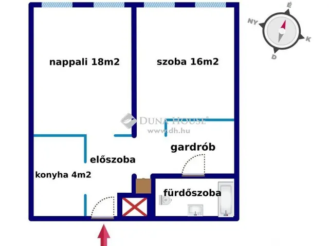 Eladó lakás Budapest VIII. kerület 50 nm