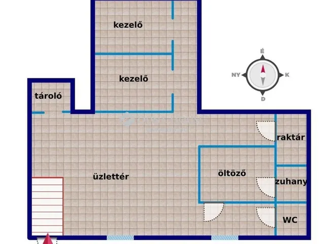 Eladó kereskedelmi és ipari ingatlan Budapest III. kerület 53 nm