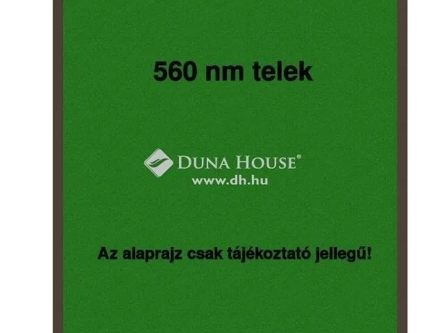 Eladó telek Vácrátót 560 nm