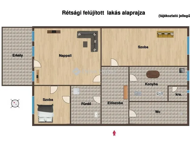 Eladó lakás Rétság 58 nm