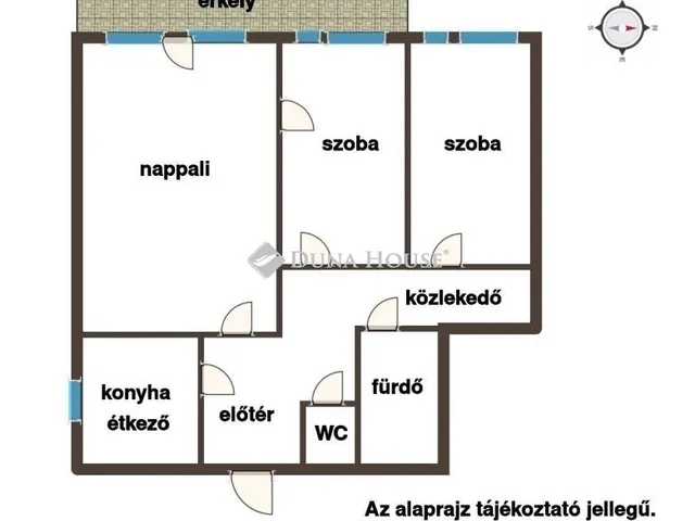 Eladó lakás Budapest IV. kerület 63 nm