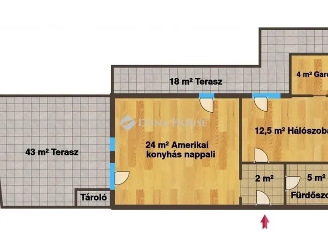 Eladó lakás Budapest IV. kerület 44 nm
