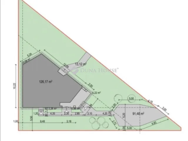 Eladó telek Mogyoród 633 nm