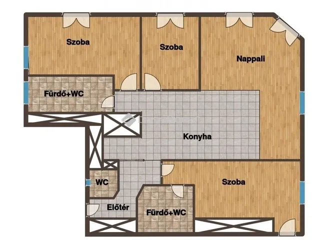 Eladó lakás Budapest III. kerület 92 nm
