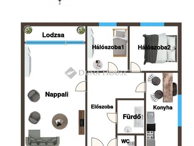 Eladó lakás Budapest III. kerület 50 nm