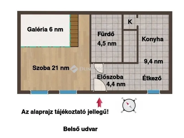 Eladó lakás Budapest VII. kerület 40 nm