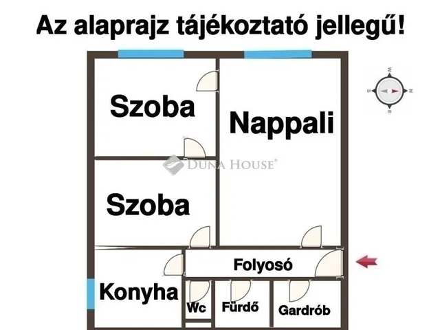 Eladó lakás Budapest XV. kerület 53 nm