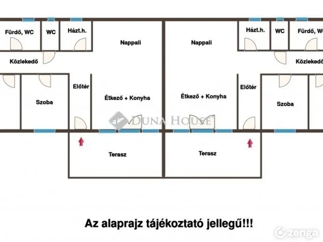 Eladó ház Csomád 75 nm