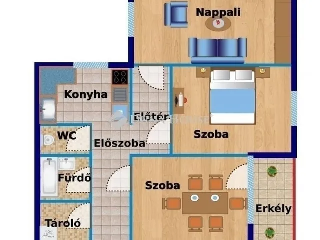 Eladó lakás Budapest III. kerület 68 nm