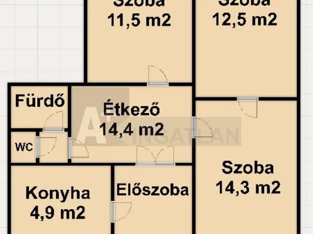 Eladó ház Szeged, Szőreg 64 nm