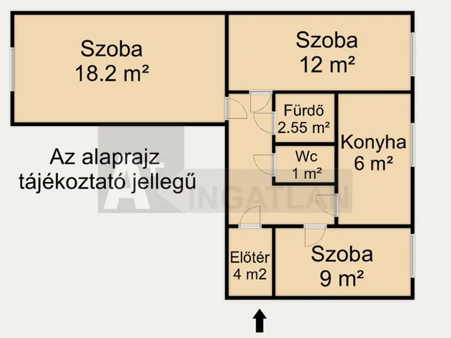 Eladó lakás Szeged, Északi városrész 60 nm