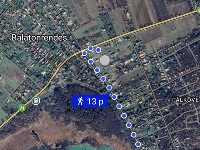 Eladó telek Balatonrendes 1138 nm