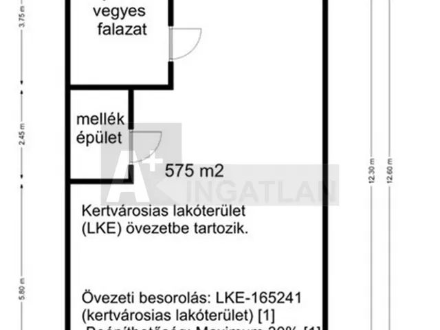 Eladó telek Szeged, Petőfitelep 575 nm
