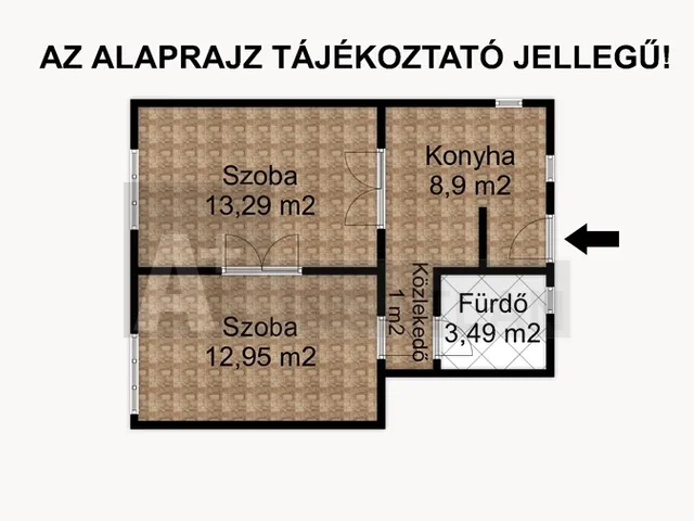 Kiadó lakás Szeged, Belváros 50 nm