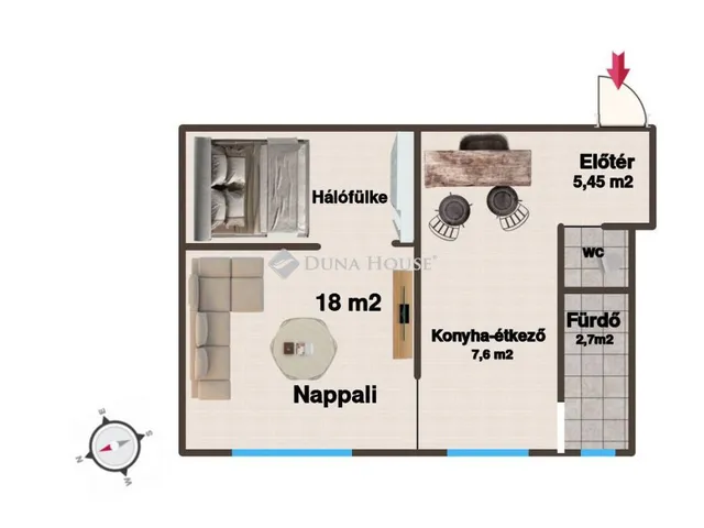 Eladó lakás Herend 34 nm