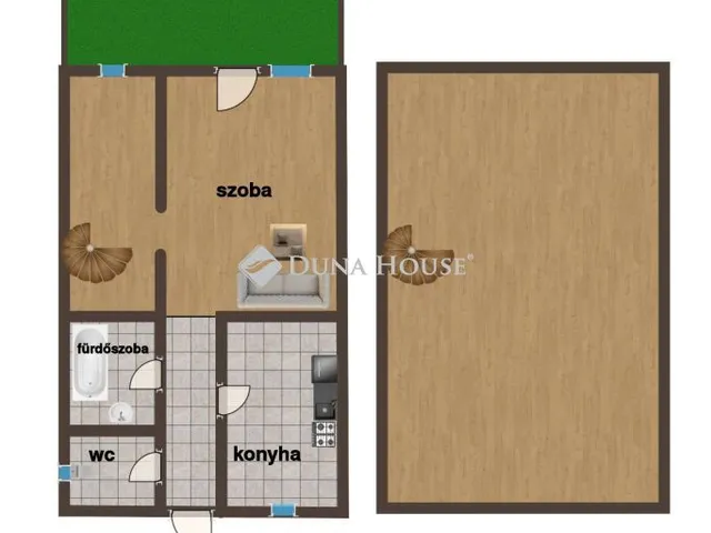 Eladó lakás Berhida 39 nm