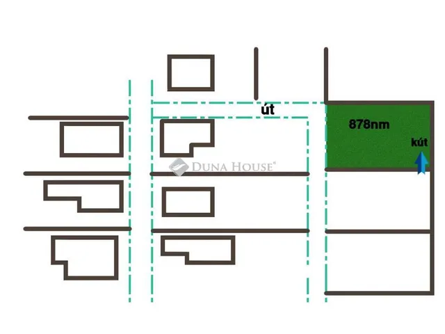 Eladó telek Öskü 878 nm
