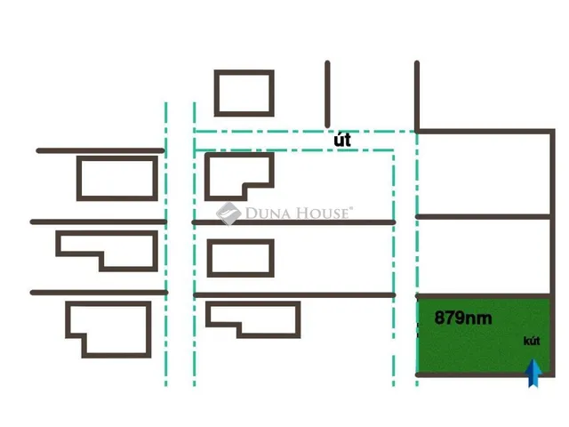 Eladó telek Öskü 879 nm