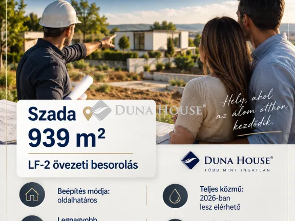 Eladó telek Szada 939 nm