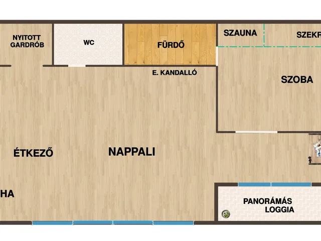 Eladó lakás Budapest I. kerület 51 nm