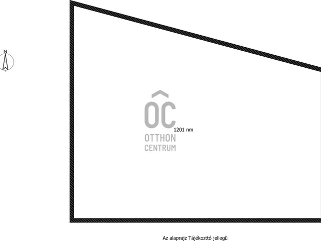 Eladó telek Pilis 1201 nm