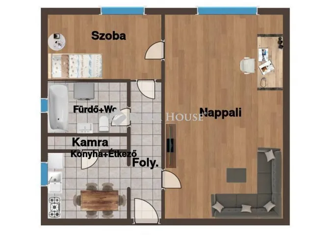 Eladó lakás Nyergesújfalu, Duna utca 46 nm