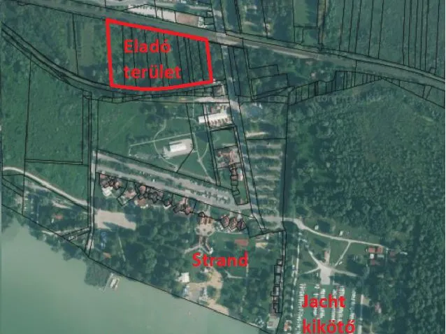 Eladó telek Gyenesdiás 14250 nm
