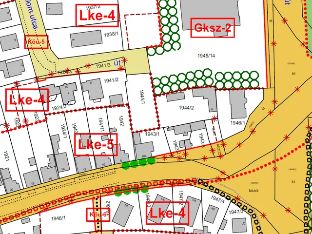 Eladó telek Keszthely, Hévízi út 6 1702 nm