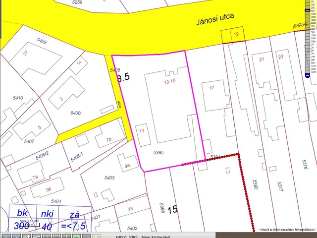 Eladó ház Debrecen, Jánosi utca 11-15. 400 nm