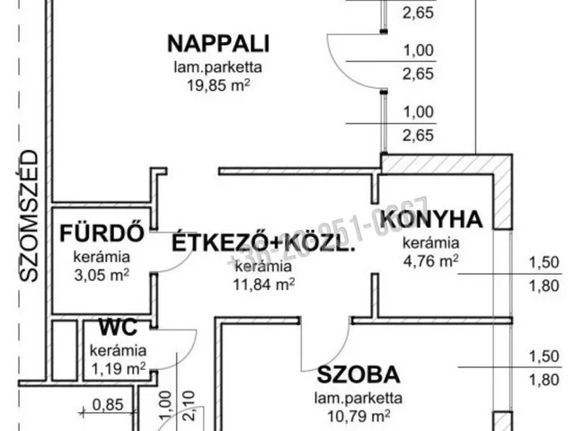 Eladó lakás Mohács, Ete János utca 54 nm