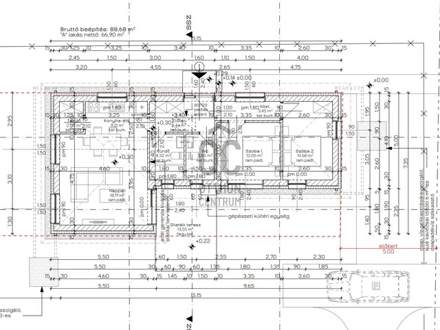 Eladó ház Dánszentmiklós 67 nm