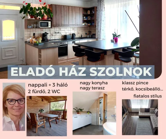 Eladó ház Szolnok, Szandaszőlős 160 nm