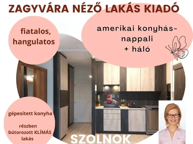 Kiadó lakás Szolnok, Belváros 36 nm