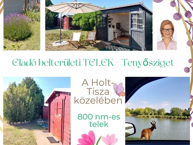 Eladó telek Szolnok, Tenyősziget 800 nm