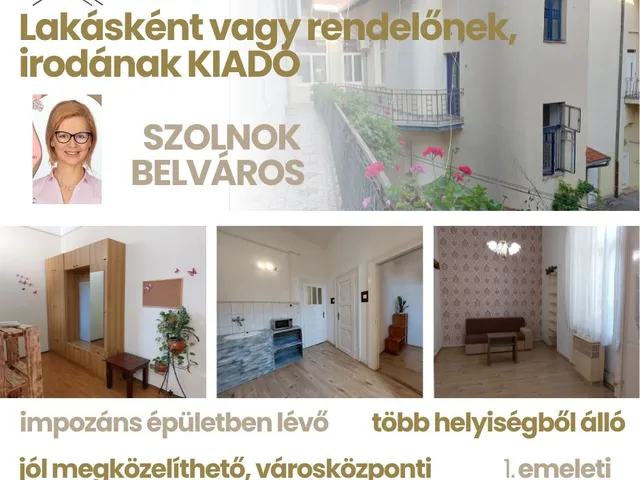 Kiadó lakás Szolnok, Belváros 83 nm