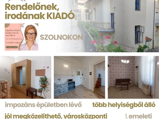 Kiadó kereskedelmi és ipari ingatlan Szolnok, Belváros 83 nm