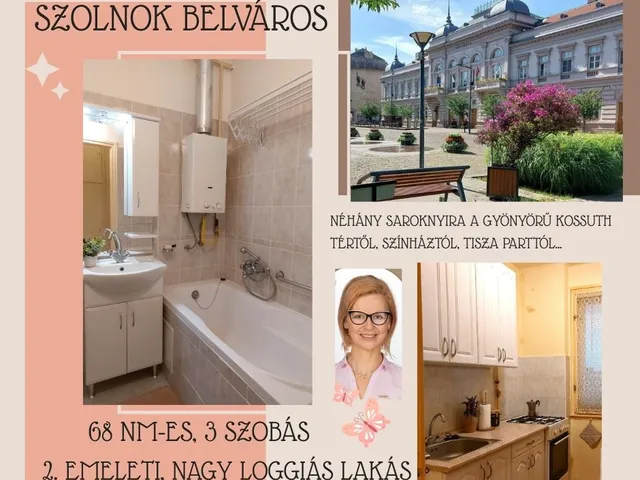 Eladó lakás Szolnok, Belváros 68 nm