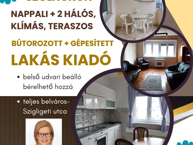 Kiadó lakás Szolnok, Belváros 69 nm