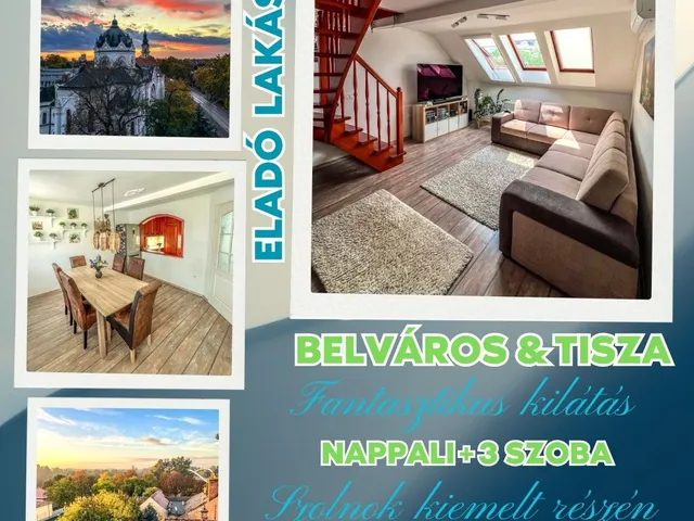 Eladó lakás Szolnok, Belváros 82 nm