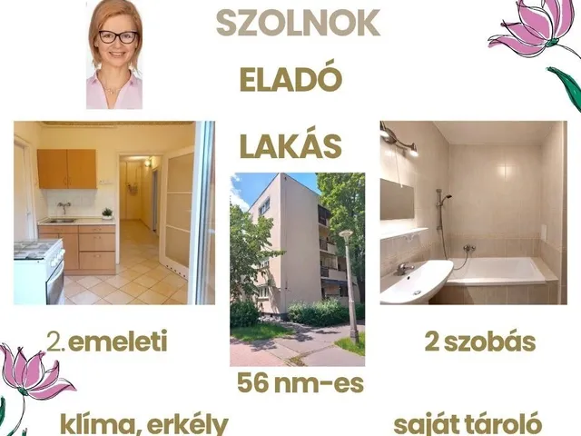 Eladó lakás Szolnok, Tallinn 56 nm