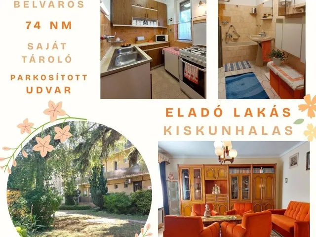 Eladó lakás Kiskunhalas 74 nm