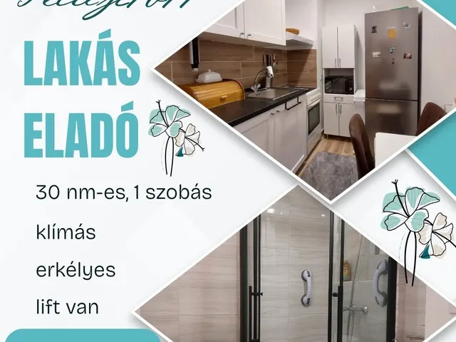 Eladó lakás Szolnok, Belváros 30 nm