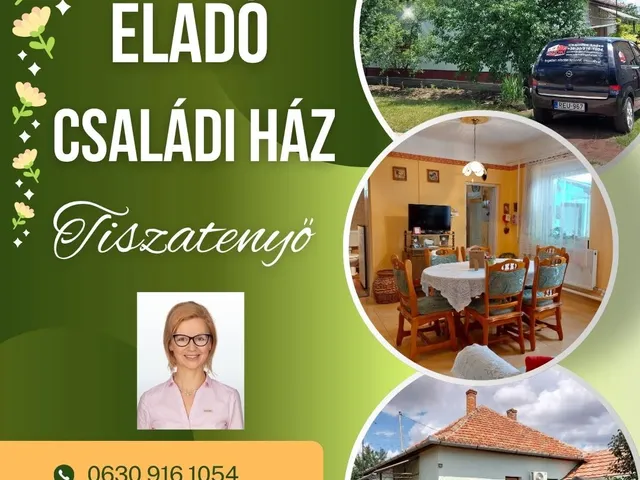Eladó ház Tiszatenyő 85 nm