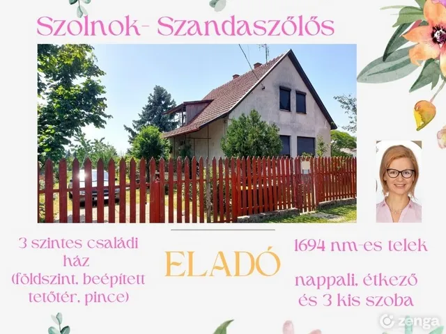 Eladó ház Szolnok, Szandaszőlős 125 nm