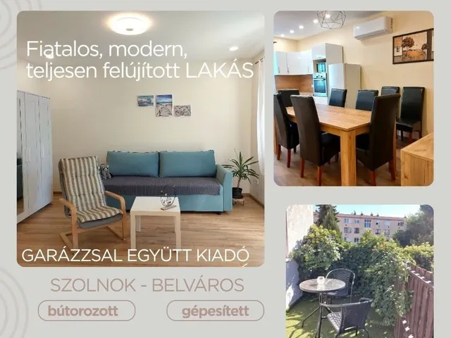 Kiadó lakás Szolnok, Belváros 77 nm
