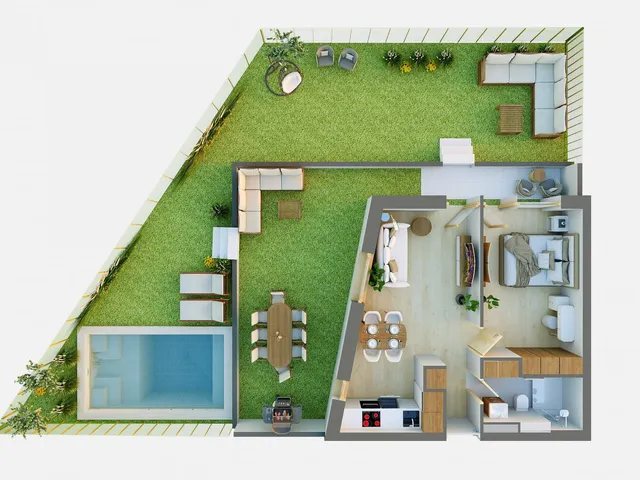 Eladó lakás Debrecen, Postakert 42 nm