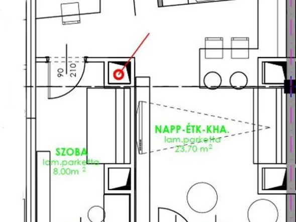 Eladó lakás Debrecen, Belváros 40 nm